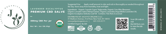 ORGANIC CBD SALVE